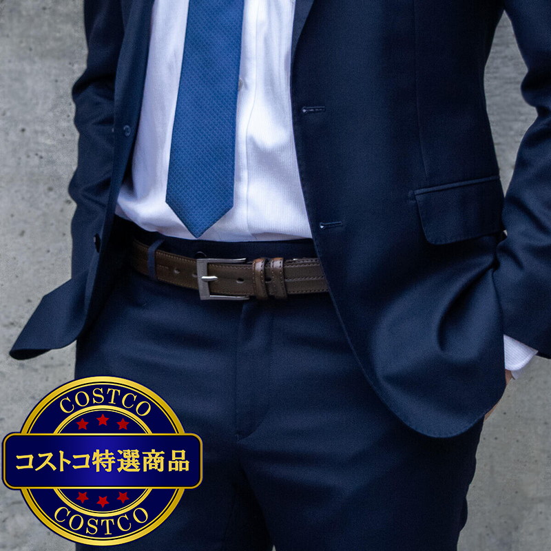 (コストコ) ヘインズ メンズ レザーベルト - 画像 (4)
