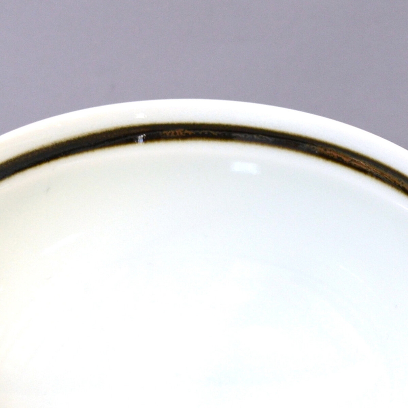 (コストコ) 波佐見焼 お茶碗 廻り花 小 2個セット チョコレートブラウン - 画像 (4)