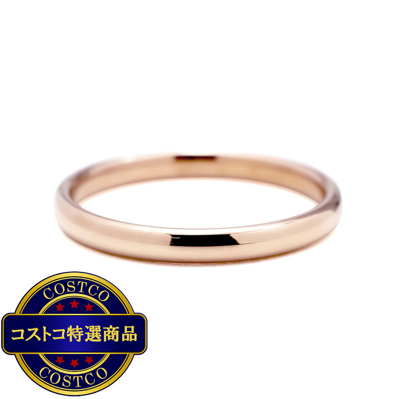 (コストコ) 18K ピンクゴールド マリッジリング 3.0mm 3 ~ 21号 - 画像 (2)