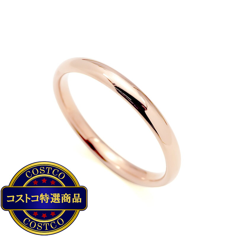 (コストコ) 18K ピンクゴールド マリッジリング 3.0mm 3 ~ 21号
