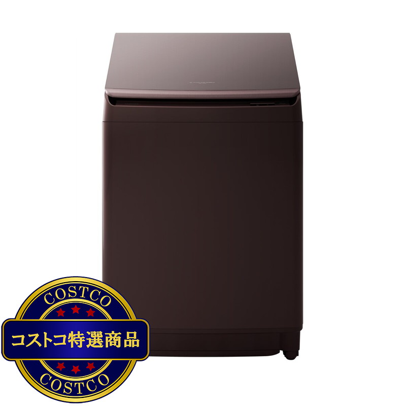 (コストコ) 東芝 洗濯乾燥機 ZABOON 洗濯10kg 乾燥 5kg ボルドーブラウン AW-10VP3-T