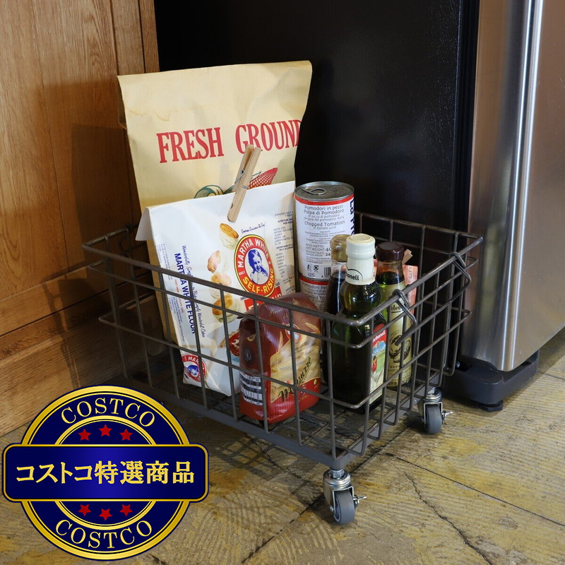 (コストコ) COLLEND(コレンド) ワイヤーバスケットトロリー(15L) WW-WBTRL-15L - 画像 (3)