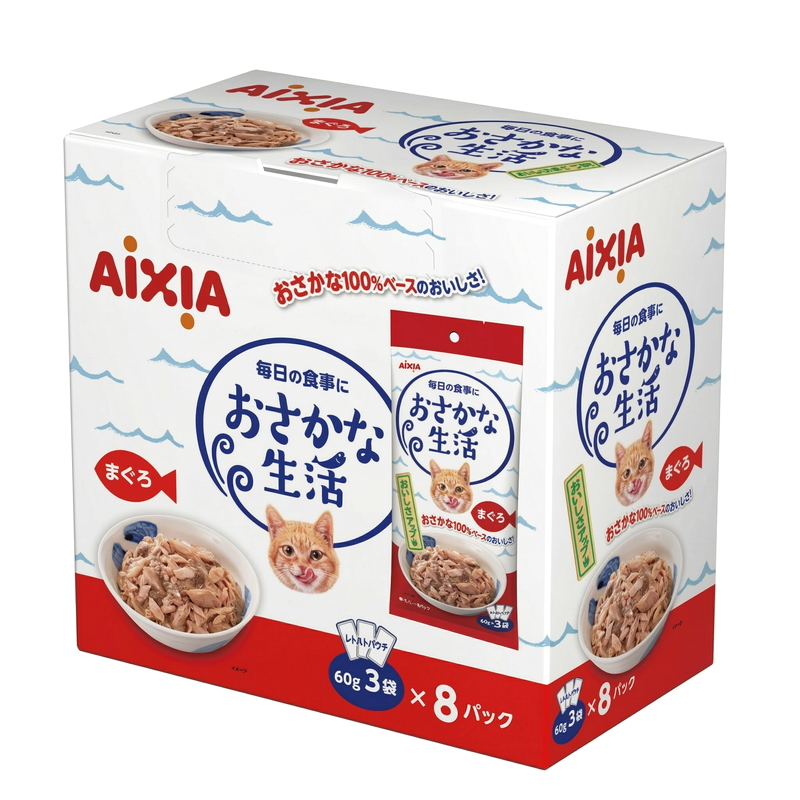 (コストコ) オサカナ生活マグロ 3袋 x 8パック 猫用