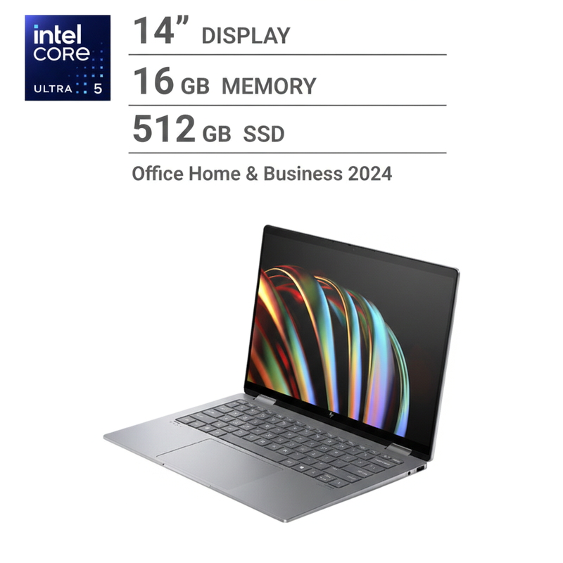 (コストコ) HP ノートPC/ENVY X360 14-FC0000/14.0 インチ/intel Core Ultra 5/メモリ 16GB/SSD 512GB/メテオシルバー/9W678PA-AAAA