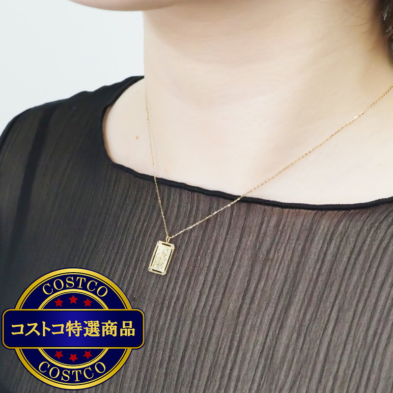 (コストコ) 18K イエローゴールドタロットペンダント 「運命の輪」 - 画像 (3)