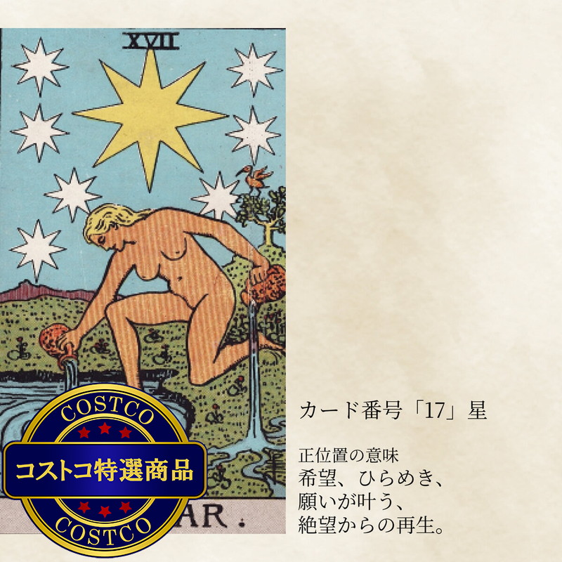 (コストコ) 18K イエローゴールドタロットペンダント 「星」 - 画像 (4)