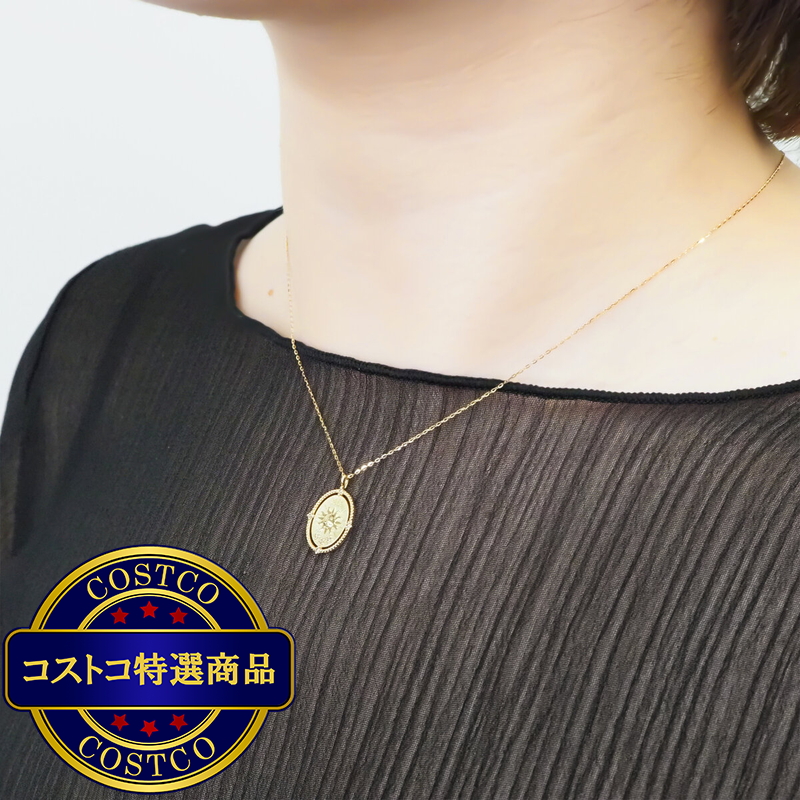 (コストコ) 18K イエローゴールドタロットペンダント 「太陽」 - 画像 (3)