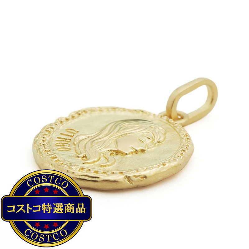 (コストコ) 18Kイエローゴールド 星座ペンダントトップ おとめ座 - 画像 (3)