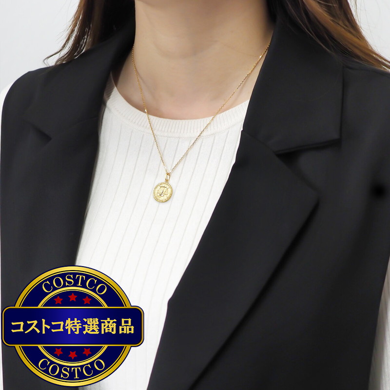 (コストコ) 18Kイエローゴールド 星座ペンダントトップ てんびん座 - 画像 (4)