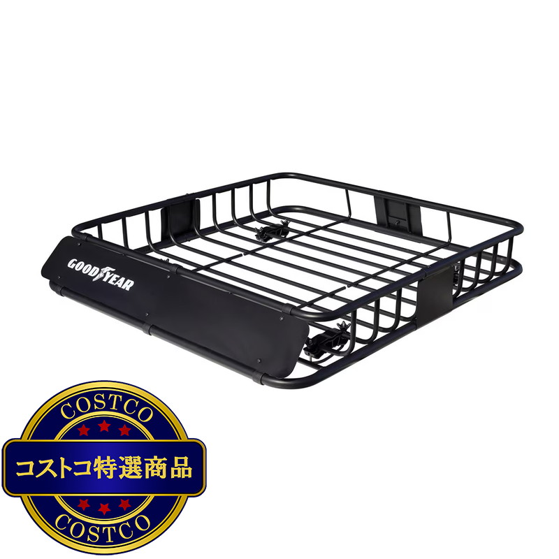 (コストコ) グッドイヤー ルーフラック ROAD PRO 長約111cm x 幅約99cm x 高約15.8cm