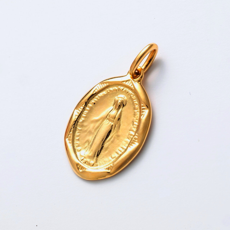 (コストコ) 18K イエローゴールド メダイ トップ マリア - 画像 (3)