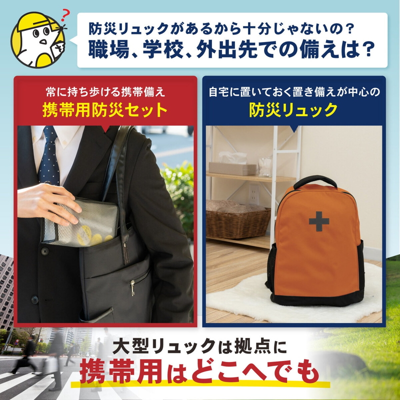 (コストコ) パイクスピーク ソナエル 持ち歩き用簡易防災セット ホワイト (女性用) - 画像 (3)