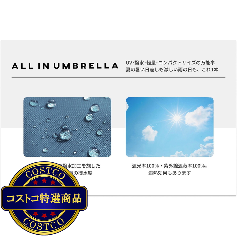 assa 日傘折りたたみ AMM50 - 画像 (4)