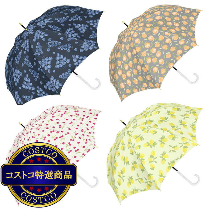 assa 雨傘長傘 RJ58 ワンタッチ 果物