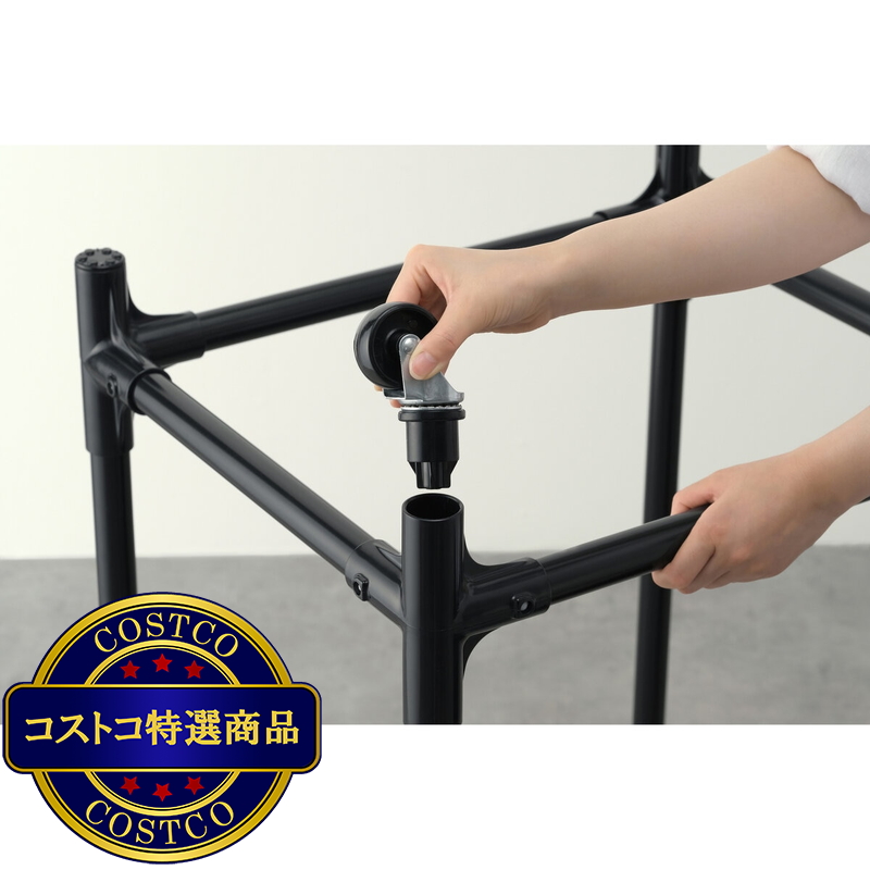 (コストコ) アイリスオーヤマ タイヤラック 専用キャスター 2個入 - 画像 (3)