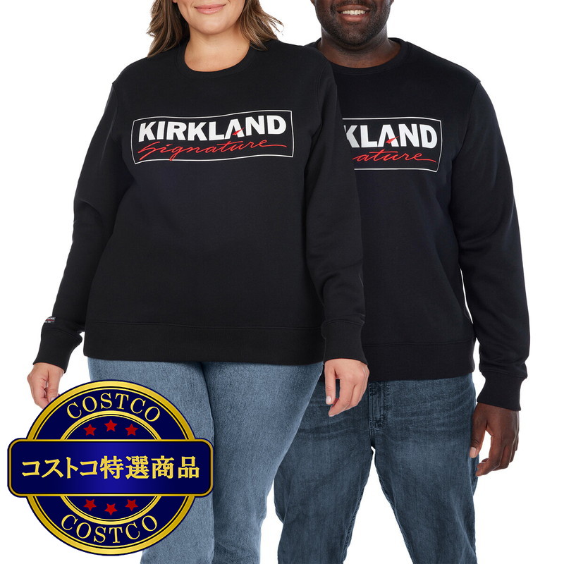 (コストコ) カークランドシグネチャー ユニセックス ロゴ  クルーネック