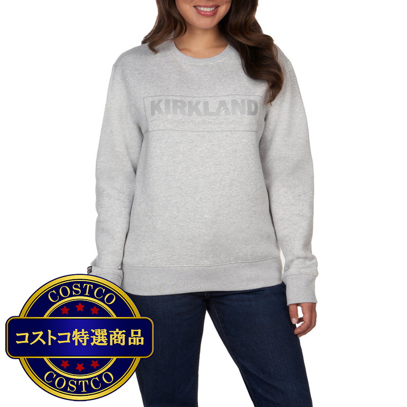 (コストコ) カークランドシグネチャー ユニセックス ロゴ クルーネック - 画像 (3)