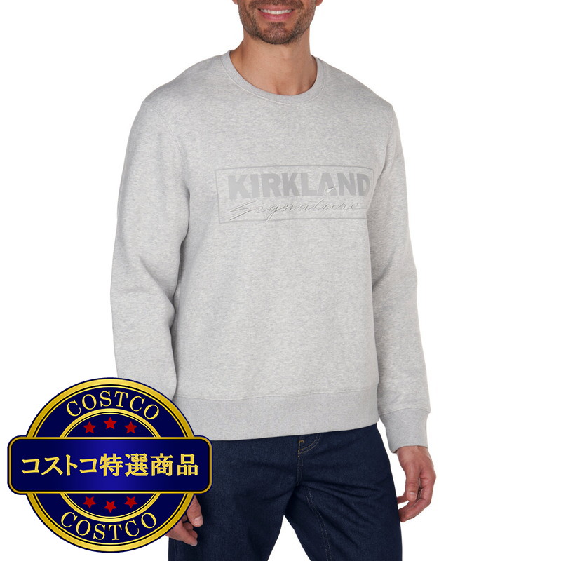 (コストコ) カークランドシグネチャー ユニセックス ロゴ クルーネック - 画像 (4)