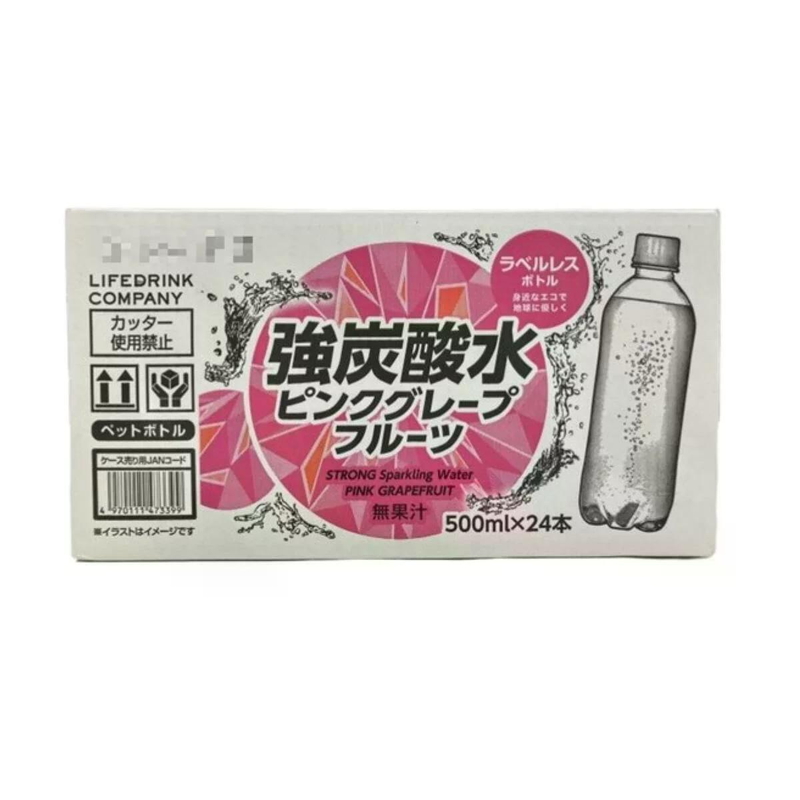 LDC 強炭酸水 ピンクグレープフルーツ　24本入り