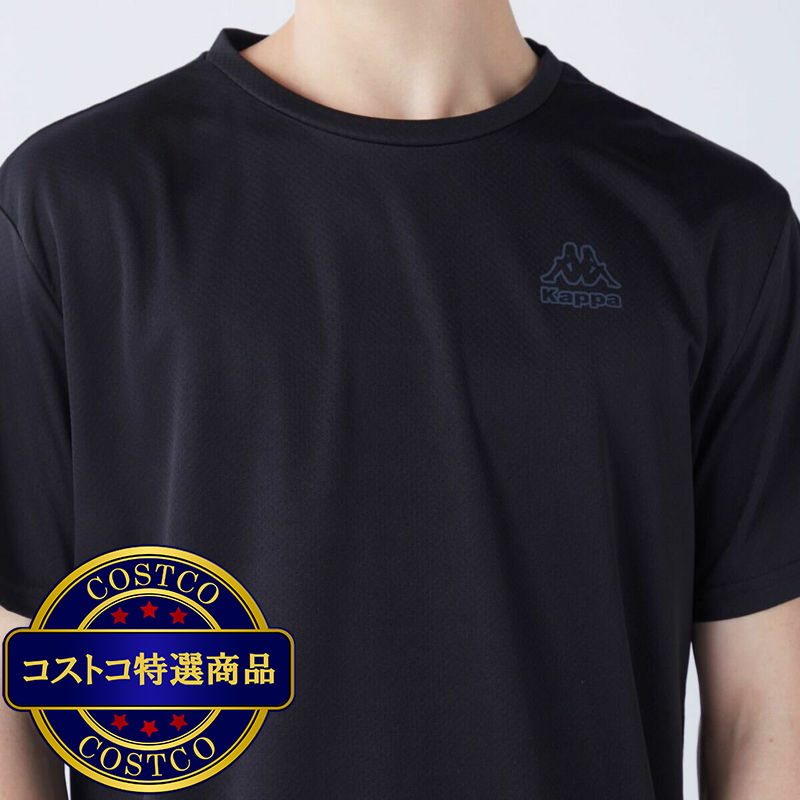 (コストコ) カッパ メンズ 半袖Tシャツ ブラックロゴ - 画像 (4)