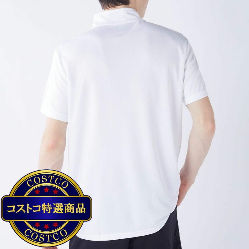(コストコ) カッパ メンズ ハーフジップ 半袖 Tシャツ - 画像 (3)