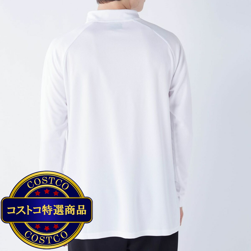 (コストコ) カッパ メンズ ハーフジップ 長袖 Tシャツ - 画像 (3)