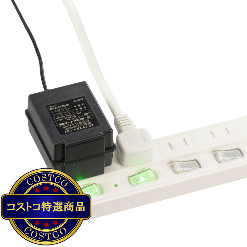 (コストコ) オーム電機 6口雷ガード付き節電タップ 2m HS-TPK62W-22 - 画像 (3)
