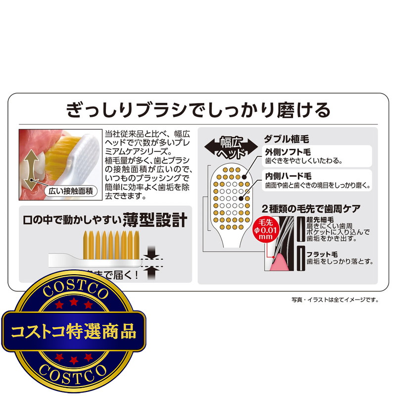 エビス プレミアムケアブラシ シリーズ 6列 6本セット - 画像 (4)