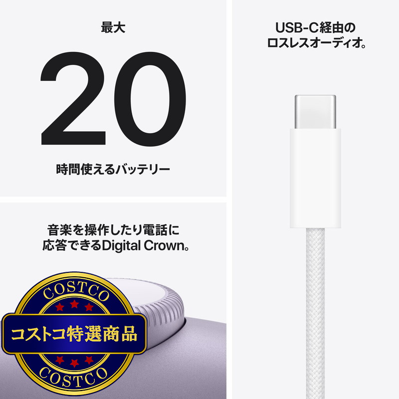 (コストコ) Apple AirPods Max 2 パープル - 画像 (4)