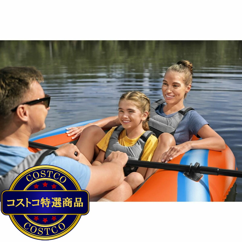 (コストコ) ベストウェイ コンドル 3000 インフレータブル ボート セット 61146 - 画像 (4)