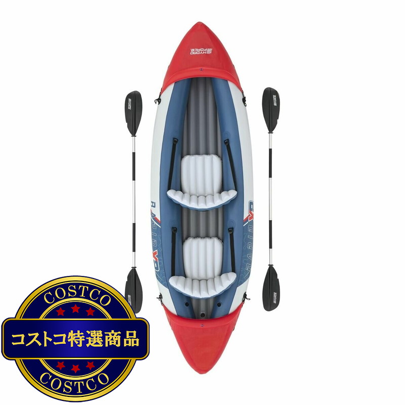 (コストコ) ベストウェイ ラピッド X2 インフレータブル カヤック セット 2人乗り 65077