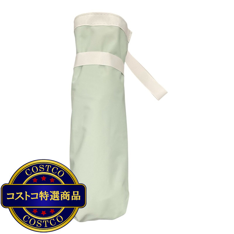 サマーシールド晴雨兼用折畳み傘 リボンアクセント ミント27607-43 - 画像 (3)