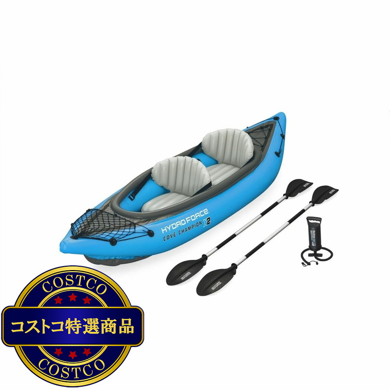 (コストコ) ベストウェイ コーブ チャンピオン X2 インフレータブル カヤック セット 2人乗り 65131 - 画像 (2)