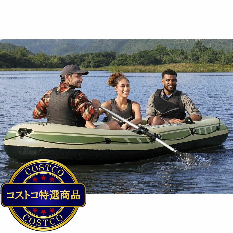 (コストコ) ベストウェイ ボイジャー X3 インフレータブル ボート セット 3人乗り 65164 - 画像 (3)