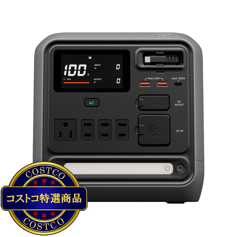 (コストコ) DJI Power ポータブル電源 1000 Mini Plus 1008Wh - 画像 (2)