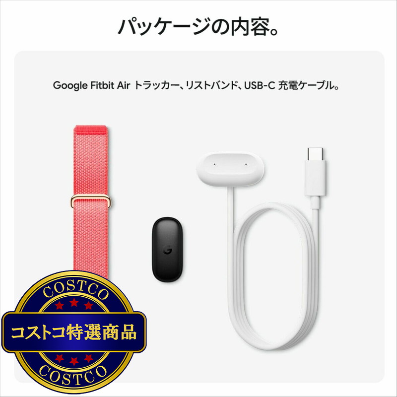 Google Fitbit Air フィットネスアクティビティトラッカーバンド Berry - 画像 (4)