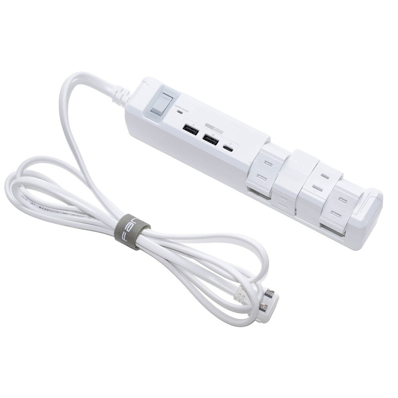 (コストコ) FARGO TAP KING USB 3.4A TYPE-C 回転タップ 延長コード 8個口 TYPE A x 2 TYPE C x 1 - 画像 (2)