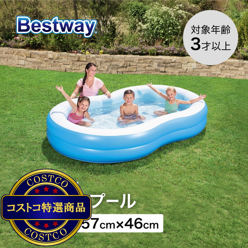 (コストコ) BESTWAY 54117 ビッグラグーンプール - 画像 (2)