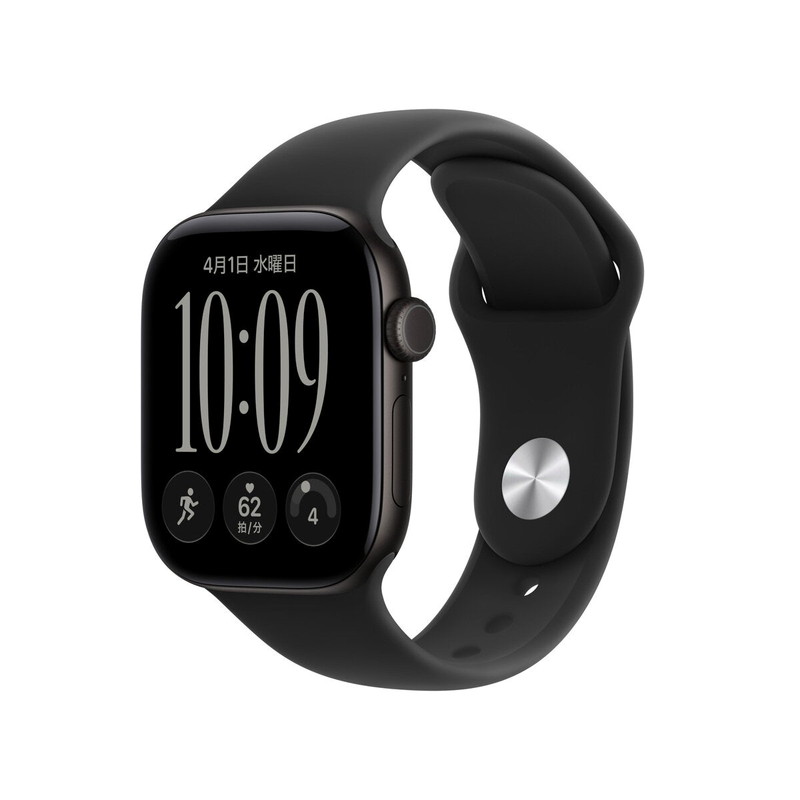 (コストコ) Apple Watch S12 GPS 42mm ブラックアルミニウムケースとブラックスポーツバンド - S/M - 画像 (2)