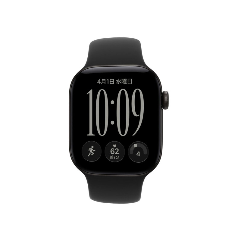 (コストコ) Apple Watch S12 GPS 42mm ブラックアルミニウムケースとブラックスポーツバンド - S/M