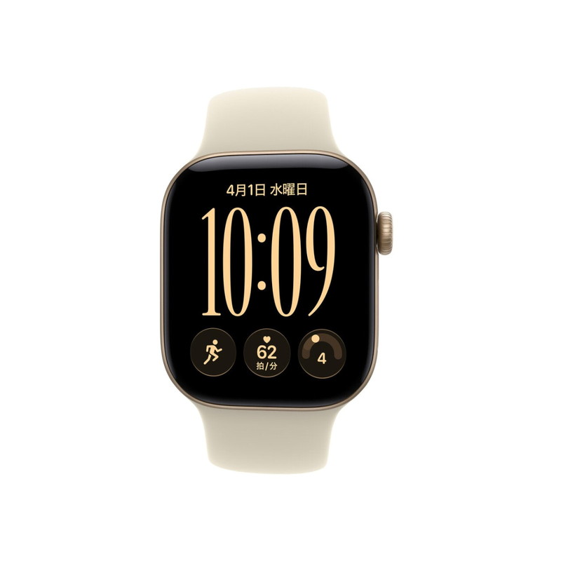 (コストコ) Apple Watch S12 GPS 42mm ライトゴールドアルミニウムケースとサンドスポーツバンド - S/M
