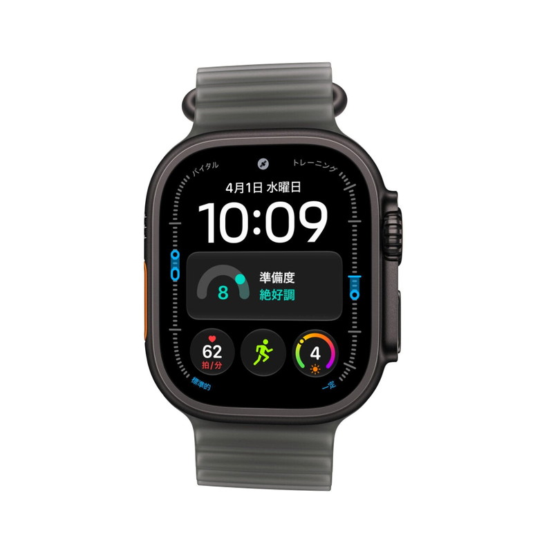 (コストコ) Apple Watch Ultra 4 GPS+Cellular 49mmブラックチタニウムケースとトランスルーセントブラックオーシャンバンド